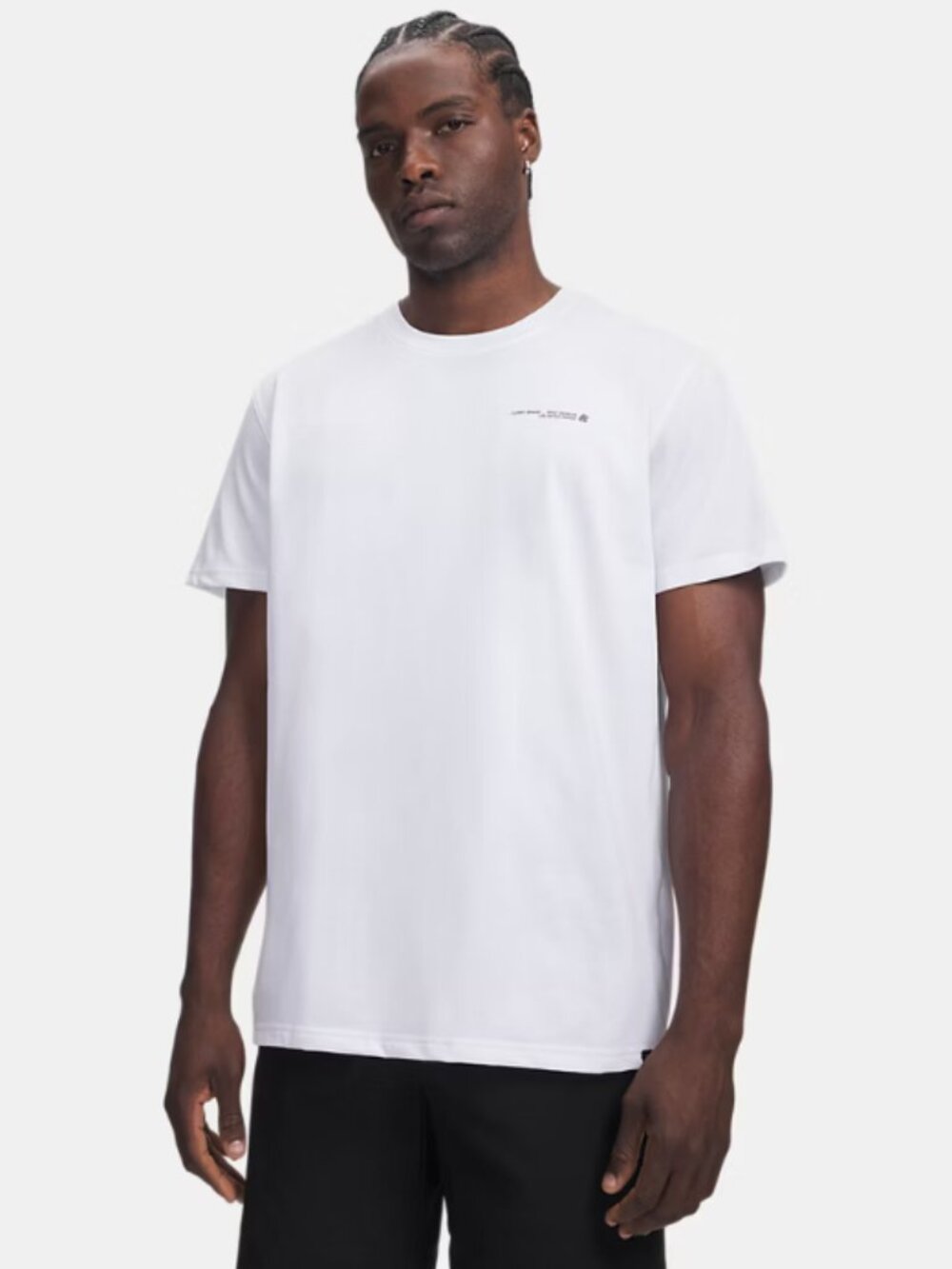 Under Armour NWT Men's White/Black CURRY GOLF BUNKER Tee Shirt, Size Large